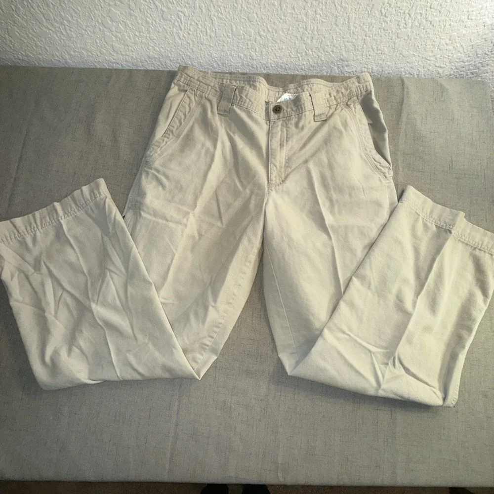 Columbia Ultimate ROC Men's 34x30 Tan Cotton Omni-Shield Cargo Hiking Pants